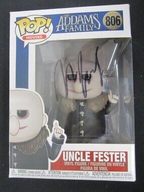 Nick Kroll signed Funko Pop! Vinyl: The Addams Family Uncle Fester #806 w/COA
